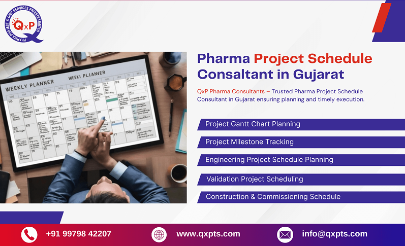 pharmaceutical project schedule consaltant in gujarat